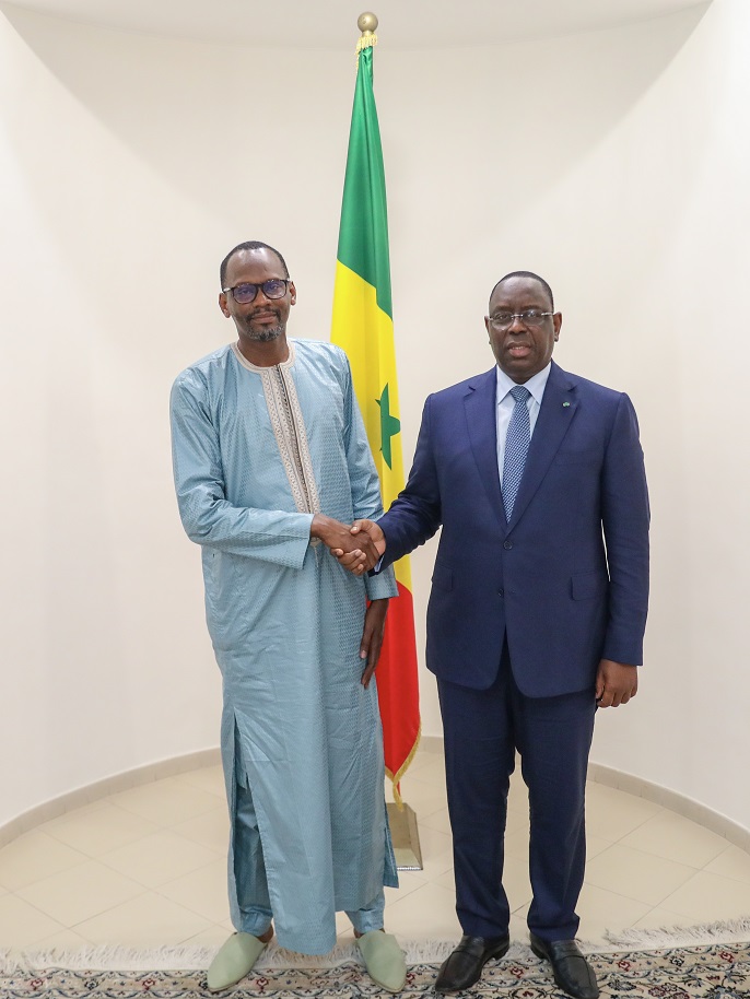 Habib Niang reçu en audience: Les félicitations du Président Macky Sall, pour son engagement social sans faille auprès des populations thiessoises