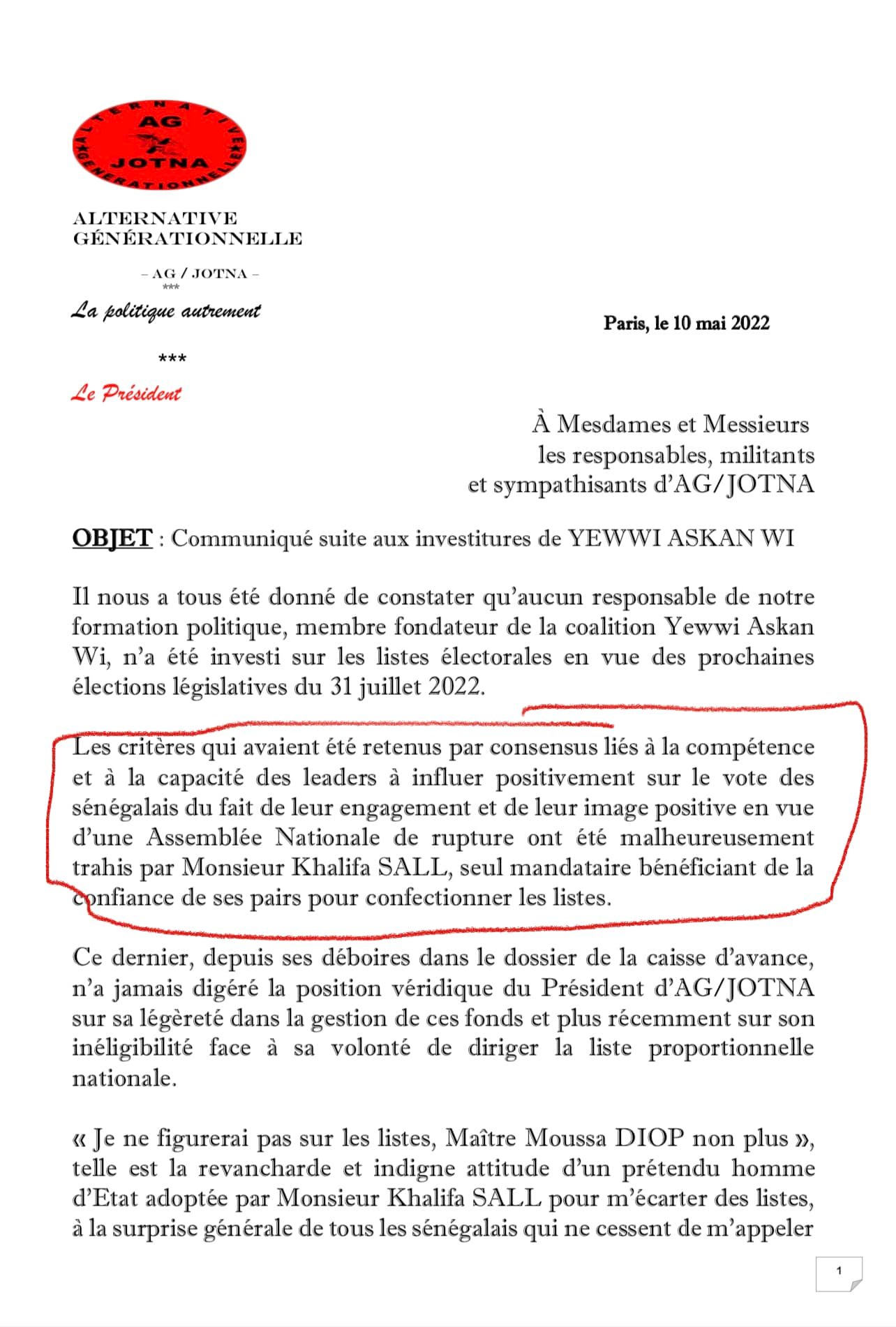 « Khalifa Sall est un RANCUNIER et son COMPLICE est Ousmane Sonko »