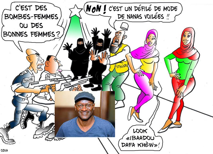 Exposition «Mort au virus, la Presse francophone se déchaîne !» : Le caricaturiste Odia représente le Sénégal à Clamecy