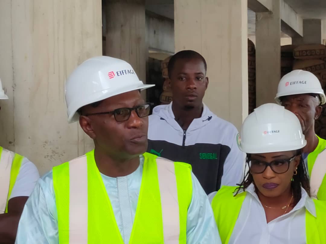 Le ministre de la Culture visite le chantier du Mémorial Le Joola