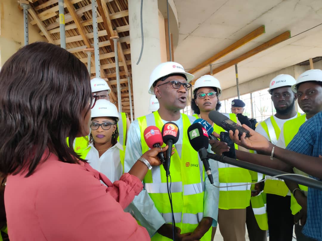 Le ministre de la Culture visite le chantier du Mémorial Le Joola