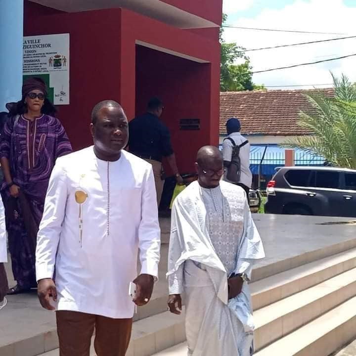 Photos d’une visite : Les Leaders de Yaw à Ziguinchor avec Ousmane Sonko