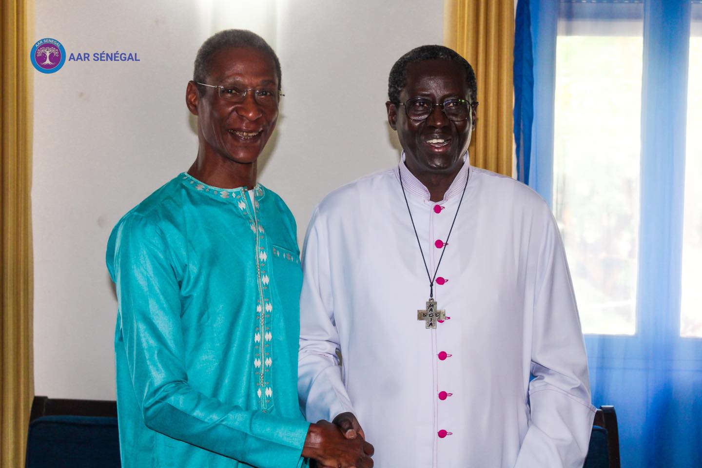 Législatives 2022 : la coalition AAR SÉNÉGAL chez Monseigneur Benjamin Ndiaye, archevêque de DAKAR