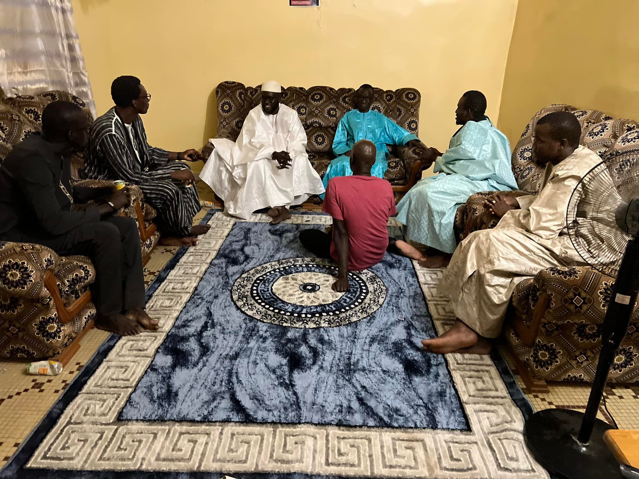 Serigne Cheikh Thioro Mbacké et son équipe chez les guides religieux Mbacké Barry, Merina Sy, Nguet, Dahra Mbayenne…