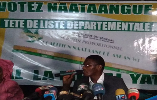 Thiés : Natangué Askan Wi présente son programme de réforme institutionnelle et de gouvernement