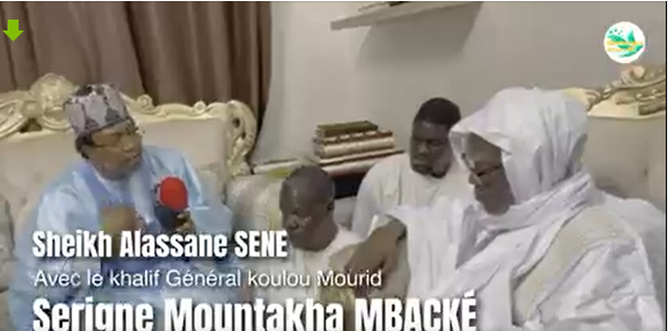 Reçu à Touba par Serigne Mountakha Mbacké, Sheikh Alassane Sène présente ses programmes au Khalife des Mourides