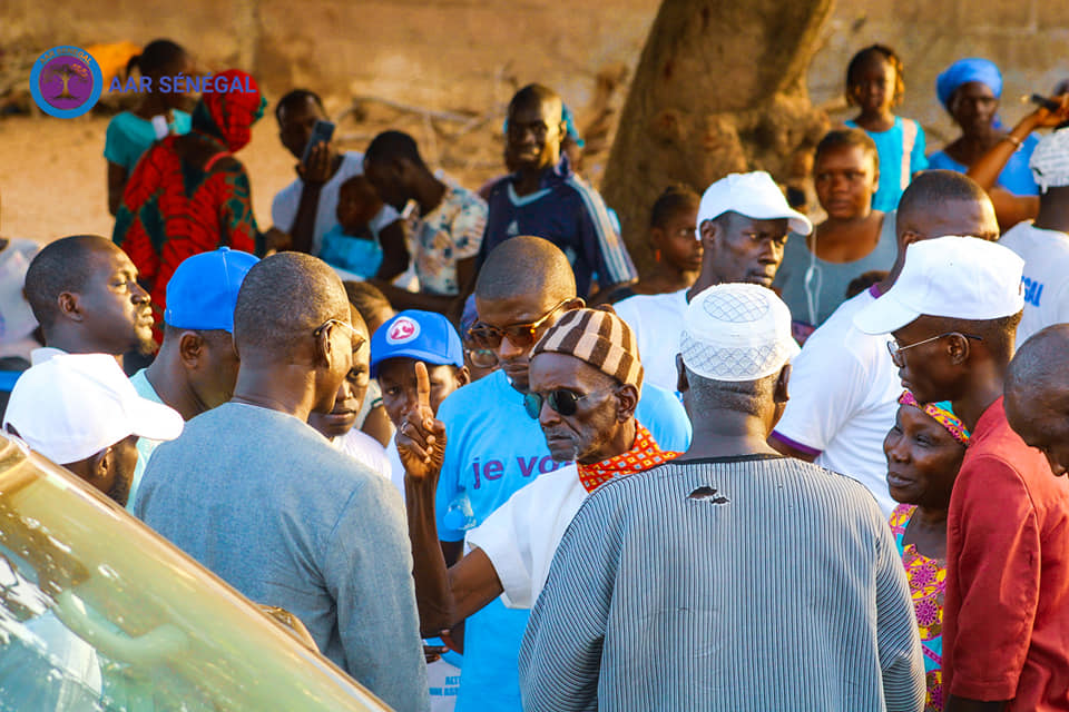 Législatives 2022 : visite de proximité de Aar Sénégal dans la Saafène avec Dr. Abdourahmane Diouf (Photos)