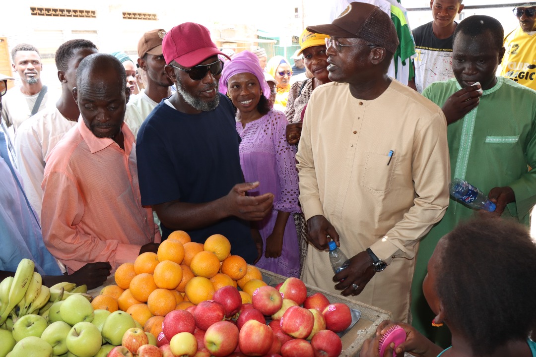 Sangalkam/ Législatives 2022 : Oumar Gueye, sur le terrain, vante les réalisations de Macky Sall