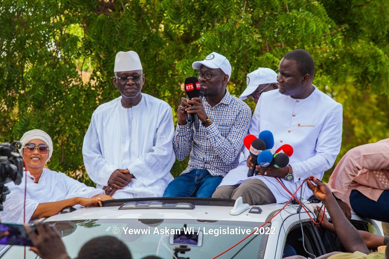 Législatives 2022 : Caravane de la coalition Yewwi Askan Wi à Tivaouane, Ndiassane et Mbour, hier, samedi 16 Juillet