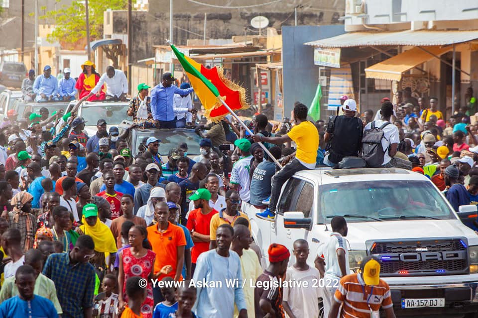 Kaolack : Devant une foule immense, Ousmane Sonko plaide pour le renouveau de l'agriculture dans le Saloum