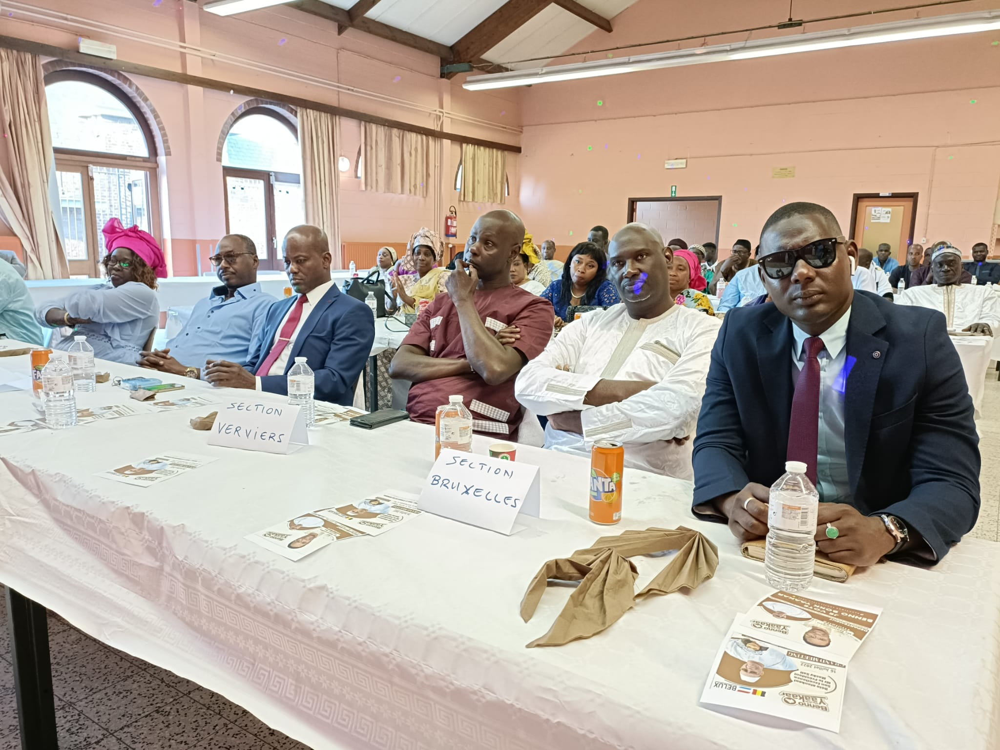 Belgique : Le meeting d’ouverture de la coalition BBY à Charleroi avec le candidat Mamoudou Moctar Bâ (Photos)