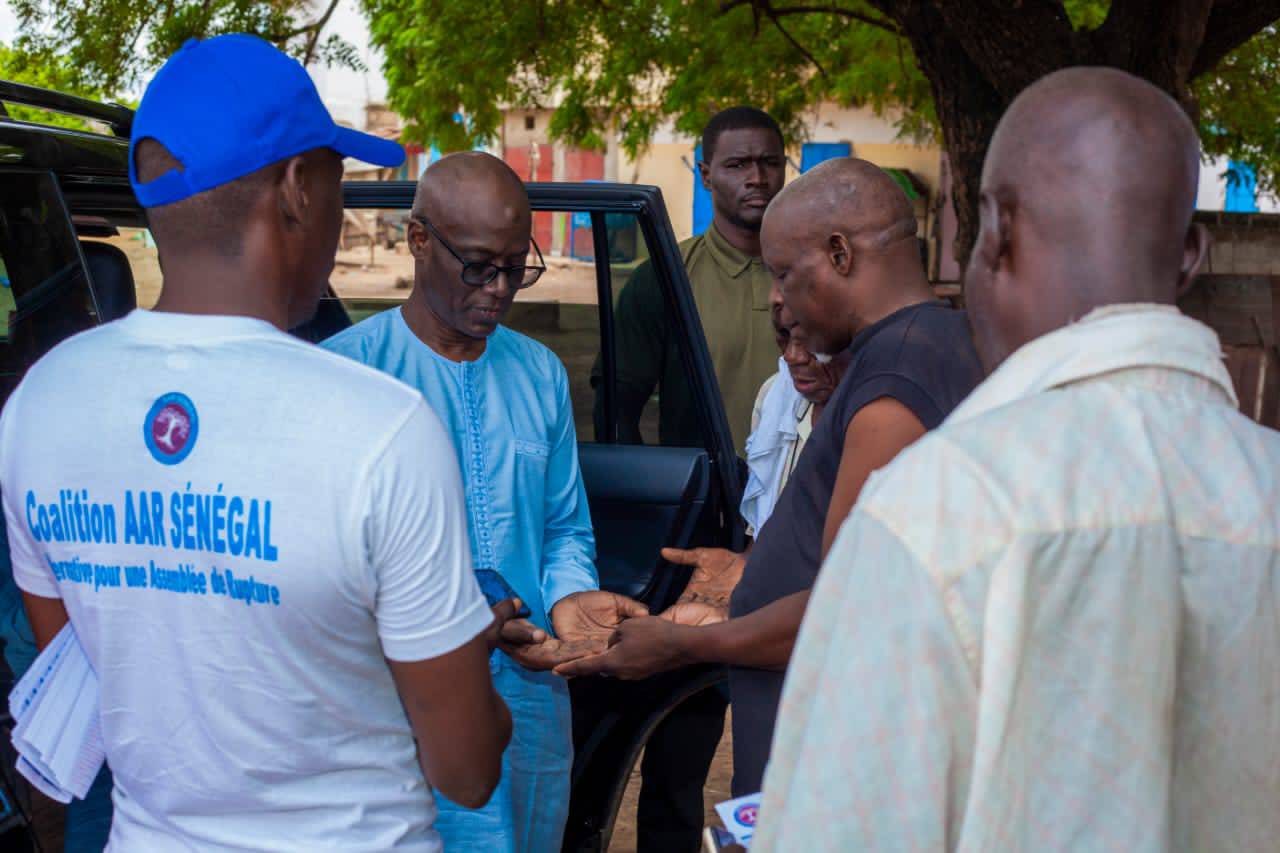 La coalition Aar Sénégal était hier à Bambey, Diourbel, Mbacké et Touba (Photos)