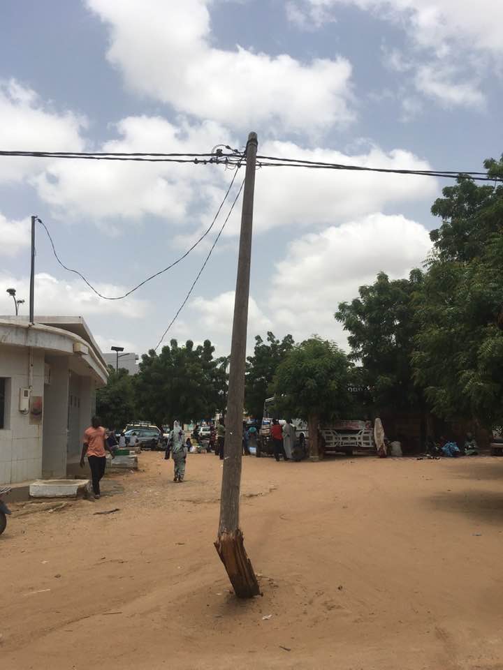 Darou Khoudoss: Le poteau électrique réparé