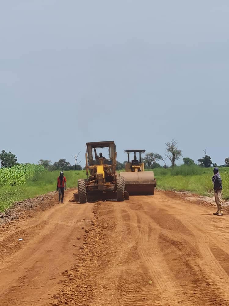 Pudc: Cheikh Diop visite le chantier de la piste Tankonfara-Médina Passy-Hamdallaye-Saré Samba Cissé-Bourouco (Photos)