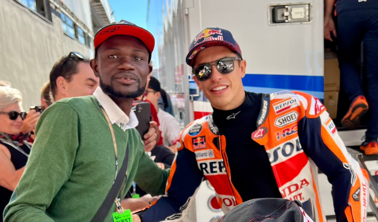 Grand prix de Moto GP 2022 à Valence : le Sénégal bien représenté Par Pape Samba Badiane !