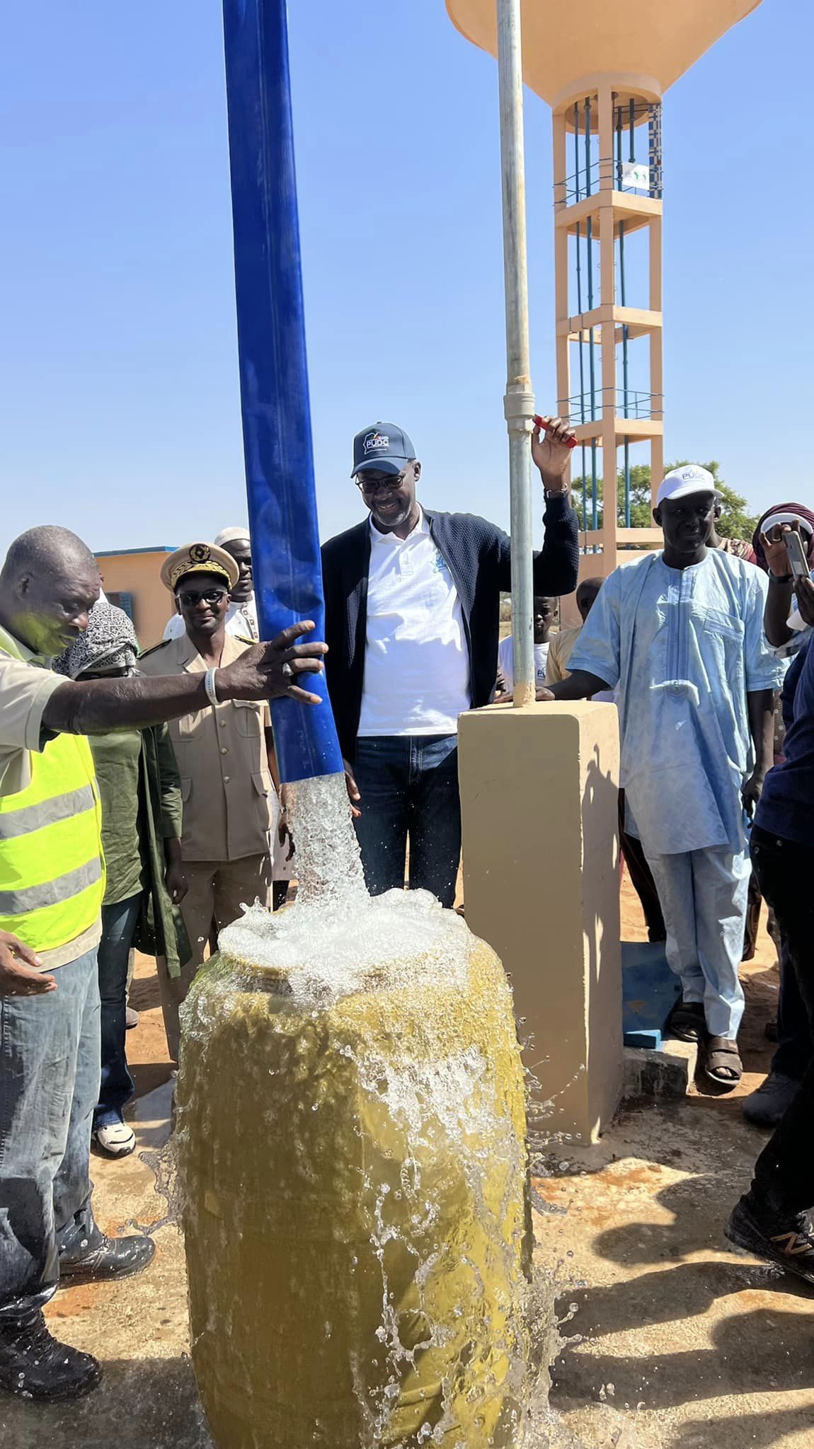 Forage de Keur Balla: Mission de supervision avec le coordonnateur #CheikhhDiop et le représentant de la Banque africaine de développement (Photos)