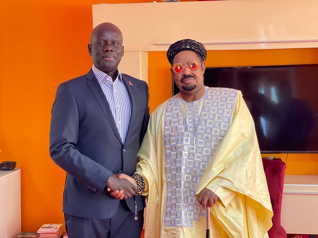 Photos : Ahmed Khalifa Niasse chez Malick Gackou