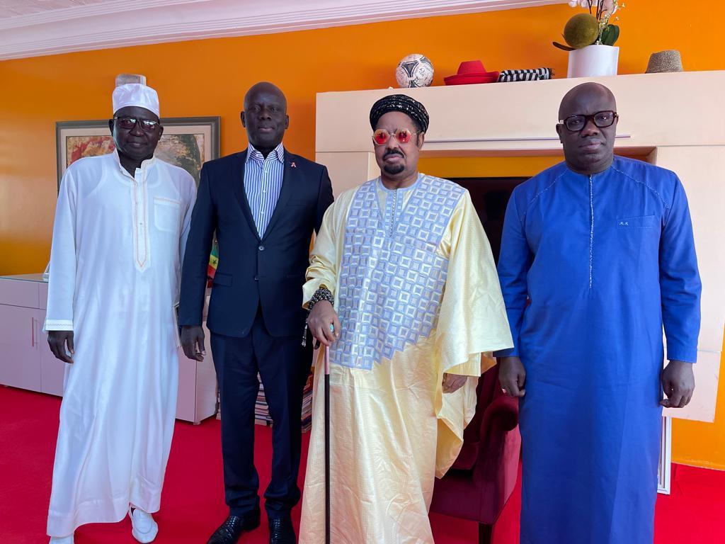 Photos : Ahmed Khalifa Niasse chez Malick Gackou