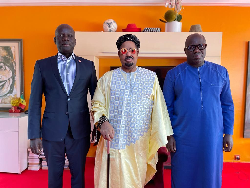 Photos : Ahmed Khalifa Niasse chez Malick Gackou