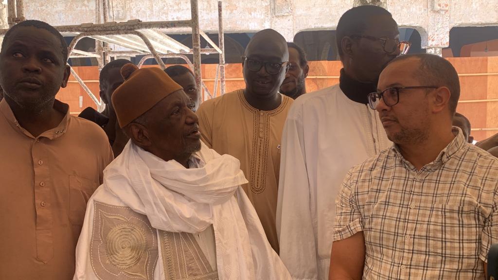 An 1 du début de la rénovation de la Grande Mosquée de Daroul Mouhty : la visite surprise du Khalife Serigne Bassirou Anta Niang Mbacké