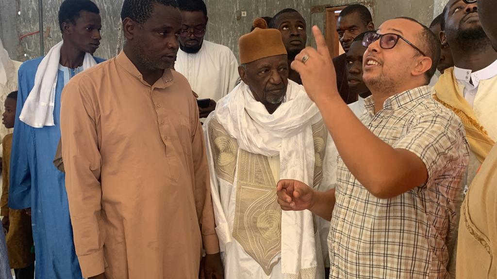 An 1 du début de la rénovation de la Grande Mosquée de Daroul Mouhty : la visite surprise du Khalife Serigne Bassirou Anta Niang Mbacké