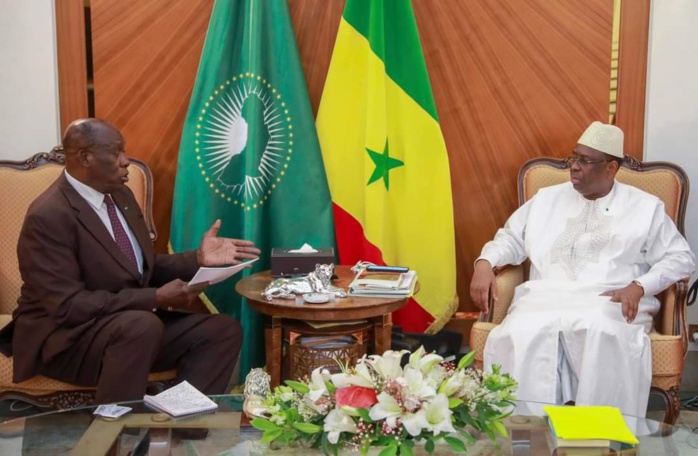 Photos / Avec son projet de 6 milliards FCfa : Baba Tandian reçu par Macky Sall