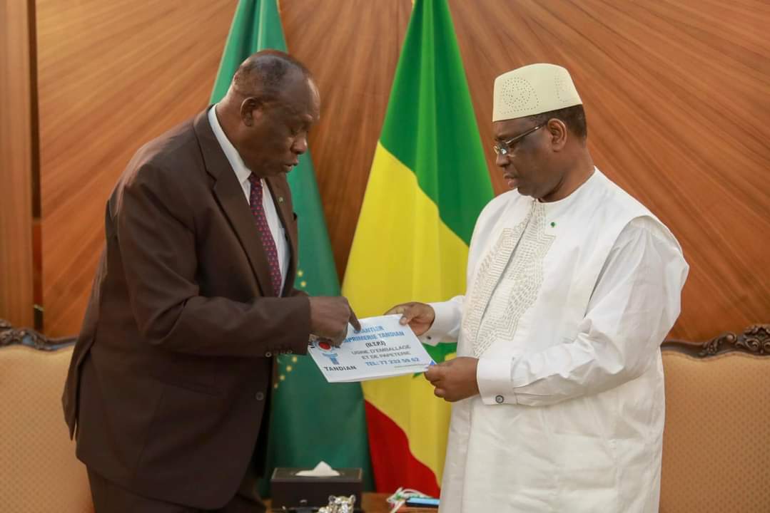 Photos / Avec son projet de 6 milliards FCfa : Baba Tandian reçu par Macky Sall