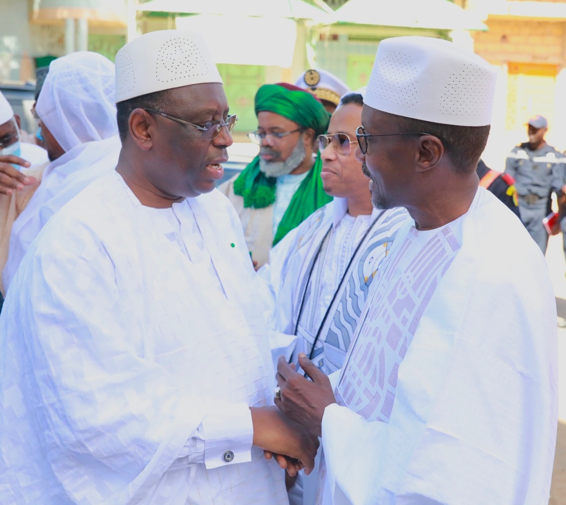 Photos / Accueil du président de la République à la 59e ziarra de Thierno Mountaga Daha Tall : Mamadou Mamour Diallo, DG Onas, aux premiers rangs