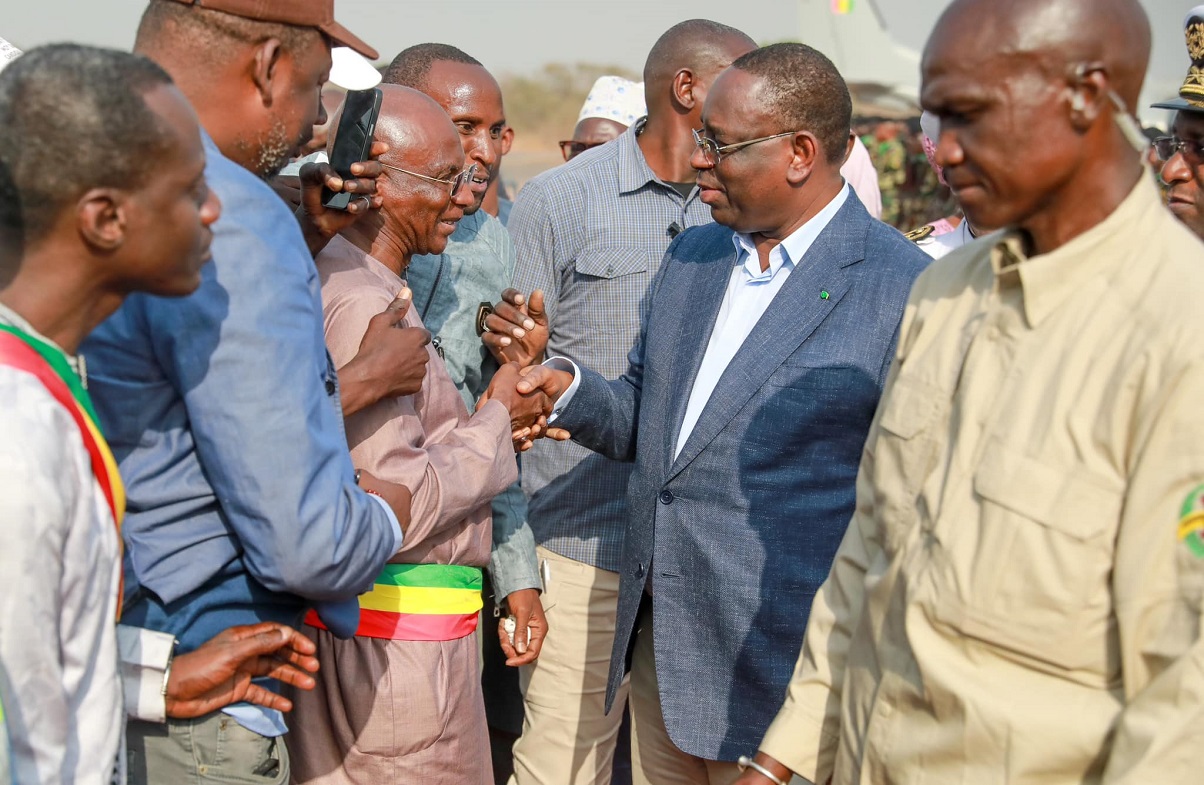 Macky Sall arrivé hier à Sédhiou : les images d’un accueil chaleureux