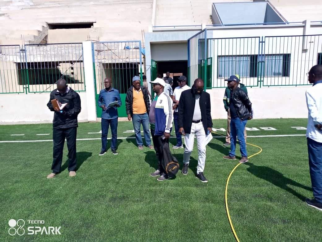 Grand-Yoff: Une délégation de la Fédération sénégalaise de football en visite au Stade Diaguily Bakhayokho (Photos)