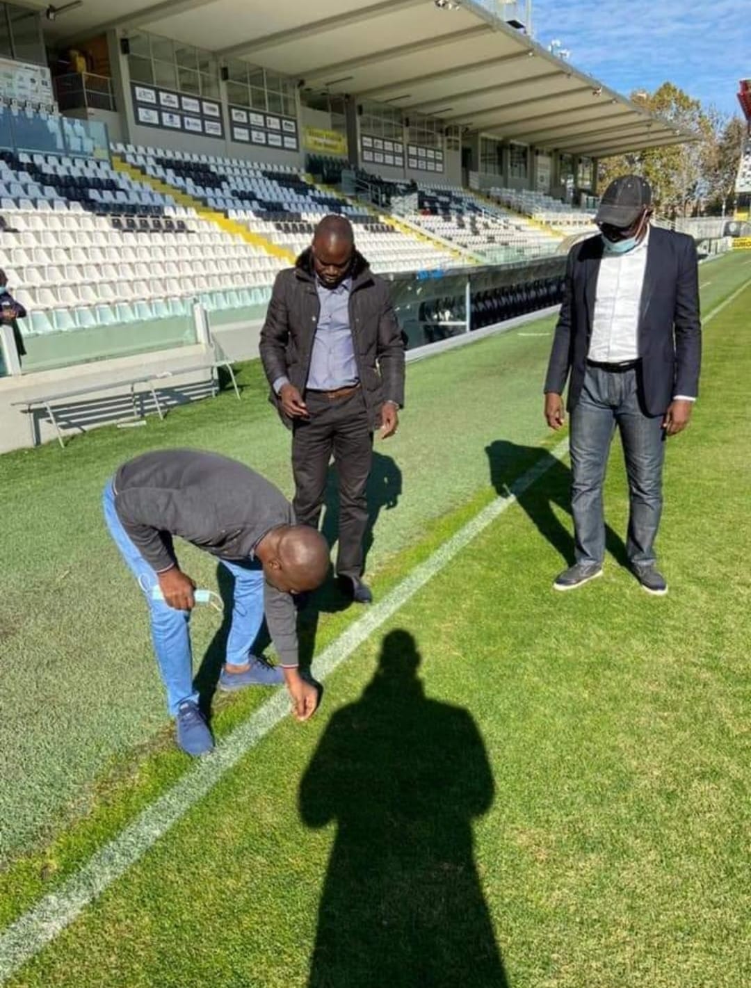 Grand-Yoff: Une délégation de la Fédération sénégalaise de football en visite au Stade Diaguily Bakhayokho (Photos)