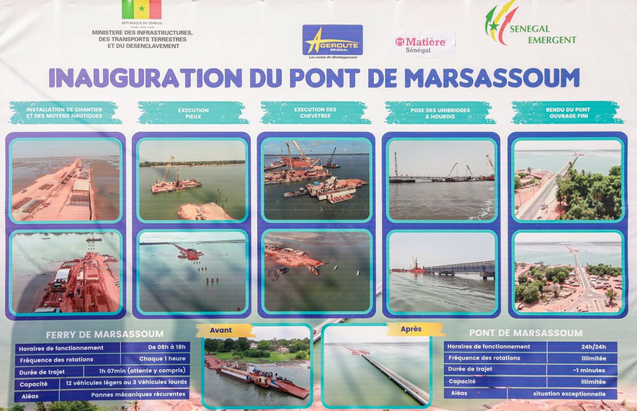 Photos: Inauguration du Pont Famara Ibrahima Sagna de Marsassoum en image