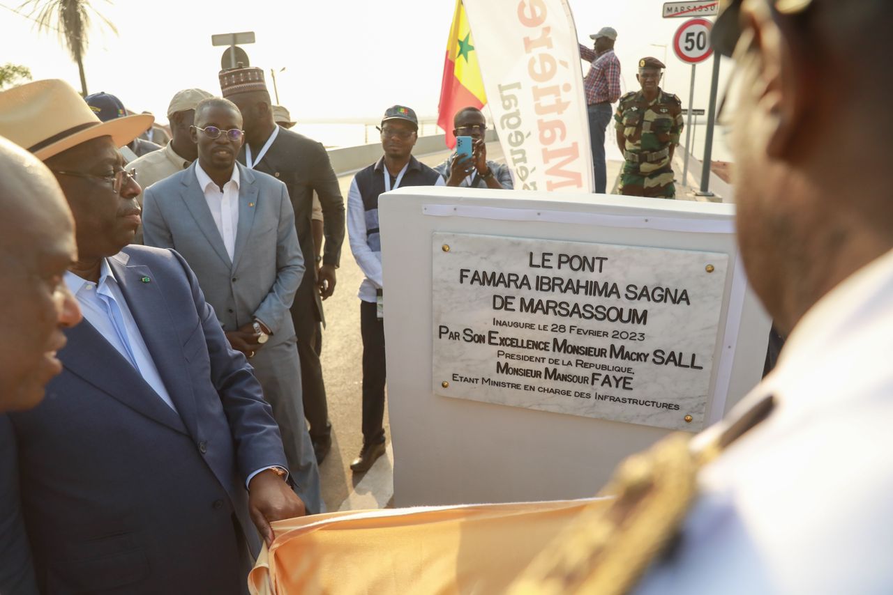 Photos: Inauguration du Pont Famara Ibrahima Sagna de Marsassoum en image