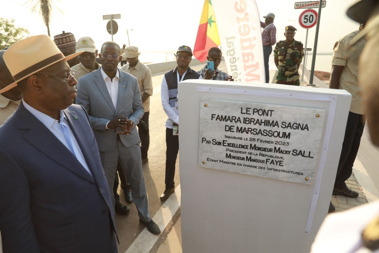 Photos: Inauguration du Pont Famara Ibrahima Sagna de Marsassoum en image