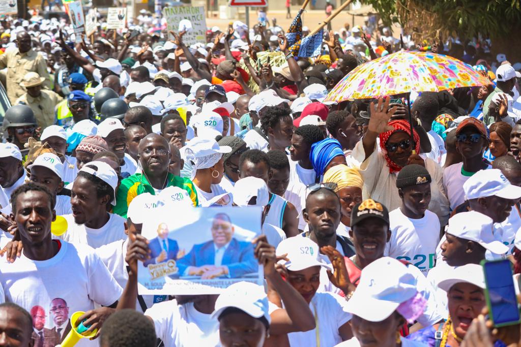 Le Président Macky Sall accueilli en grande pompe à Goudomp (¨Photos)