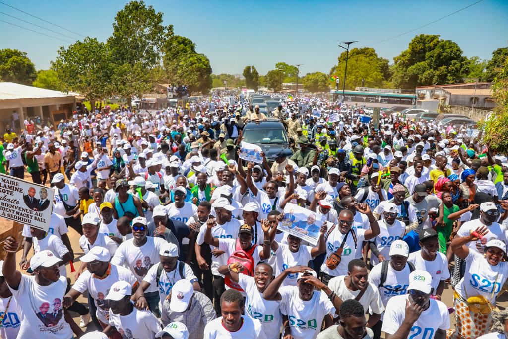 Le Président Macky Sall accueilli en grande pompe à Goudomp (¨Photos)