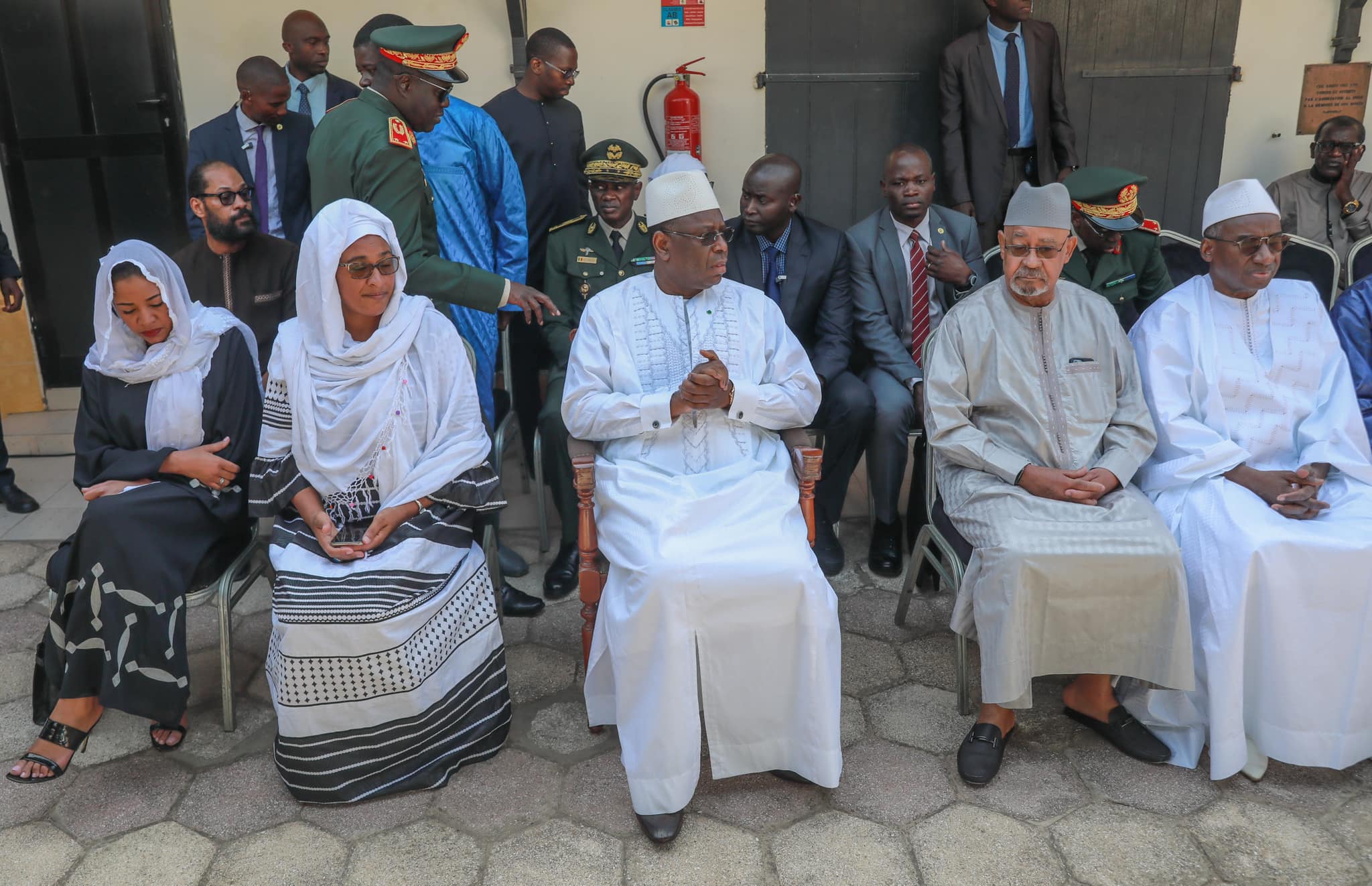 Levée du corps d’Ibrahima Sène : Le Président Macky Sall était présent à la cérémonie