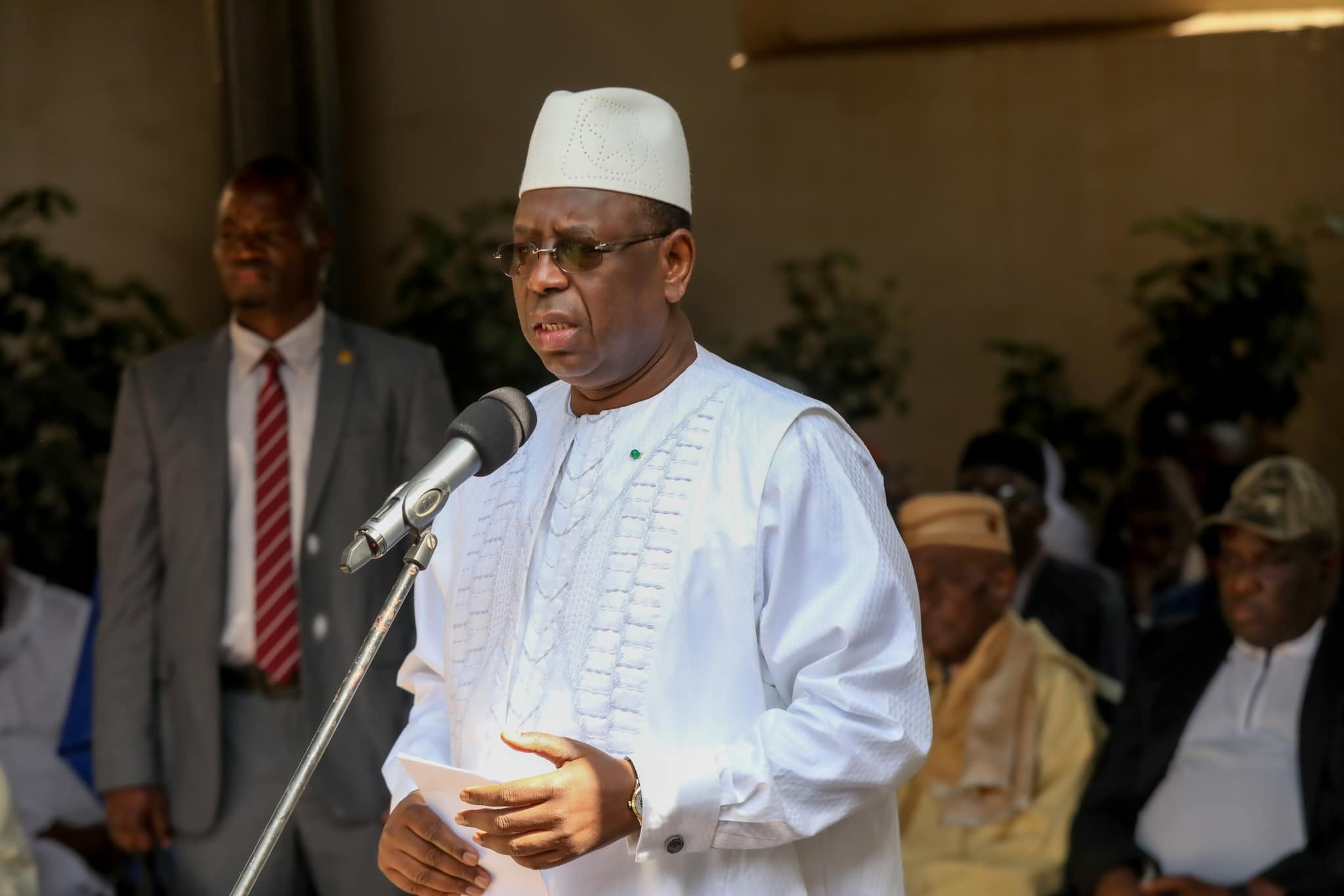 Levée du corps d’Ibrahima Sène : Le Président Macky Sall était présent à la cérémonie