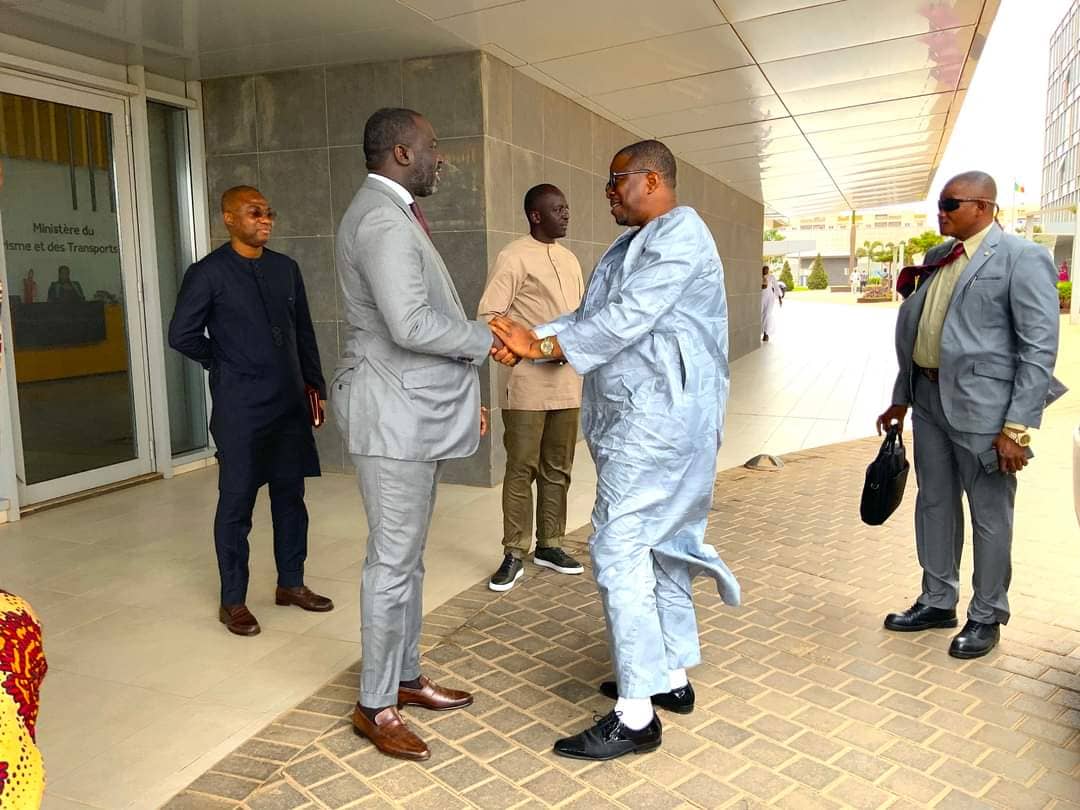 Photos / Commerce : Rencontre entre Abdou Karim Fofana et son homologue gambien, Baboucar Joof