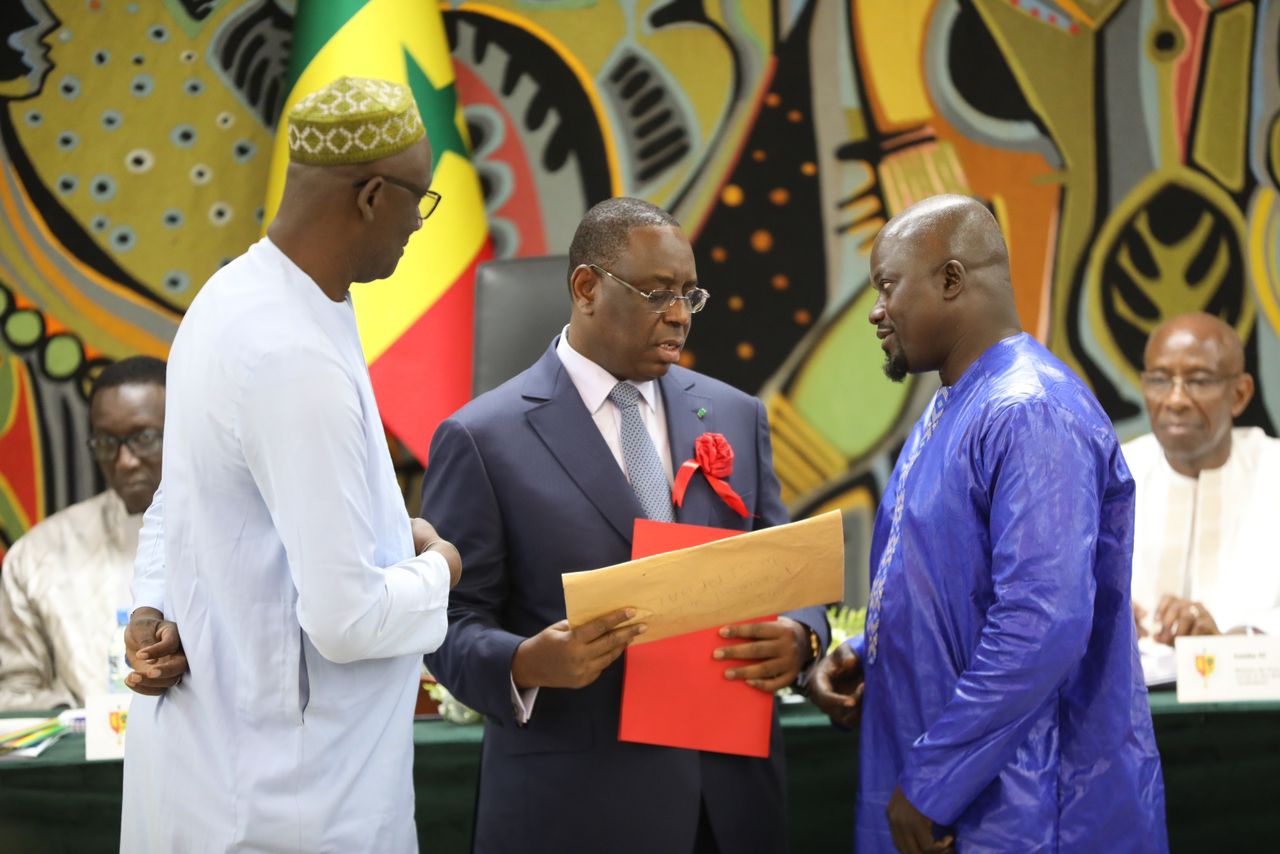 Photos / Fête du Travail du 1er mai : Réception des cahiers de doléances par le président de la République, Macky Sall 