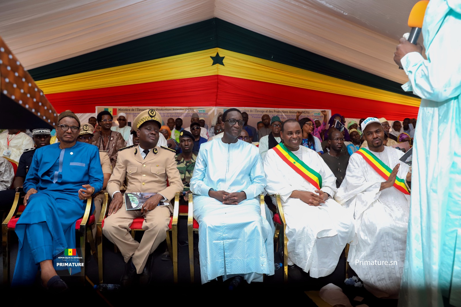 Photos/ Thiès: Amadou Ba, Premier Ministre, Ministre de l’Elevage à la réception de Taurillons « Guzera »