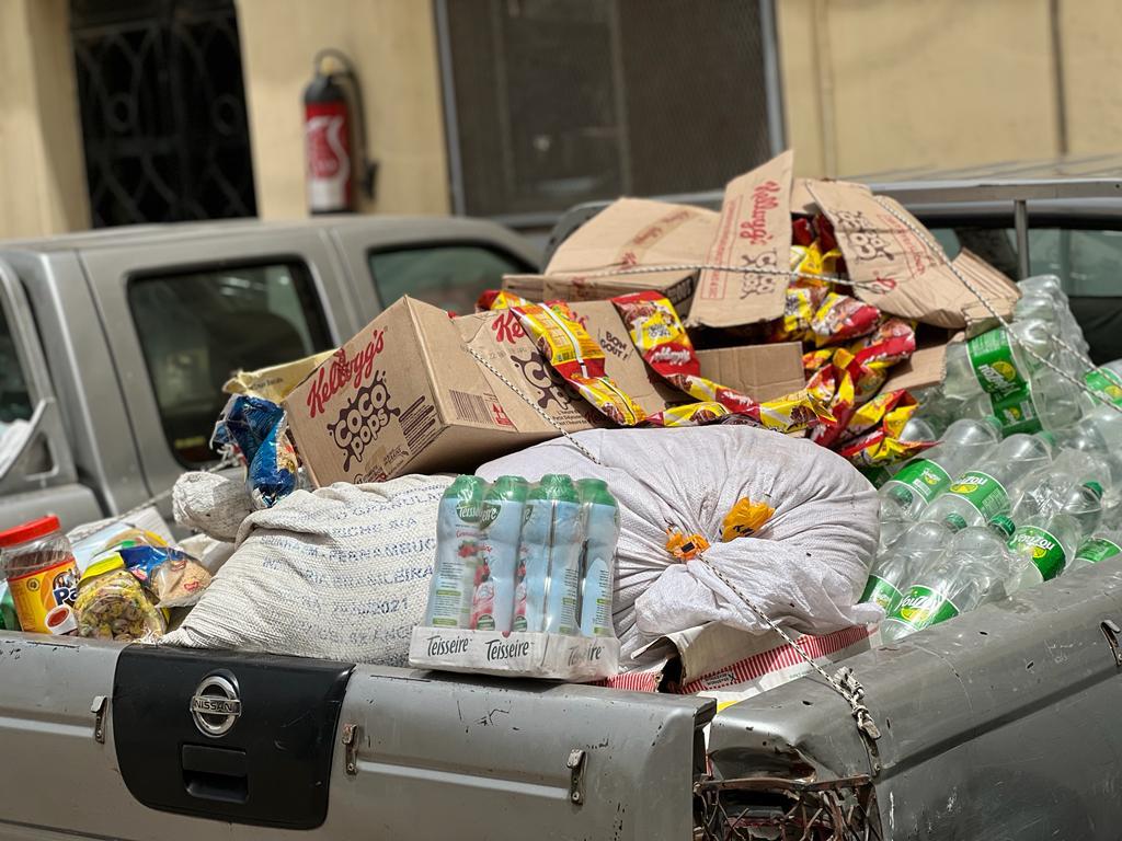 Photos / Opérations de contrôle des marchés : Le service régional du Commerce de Dakar a retiré des marchés, environ 7 tonnes de divers produits alimentaires