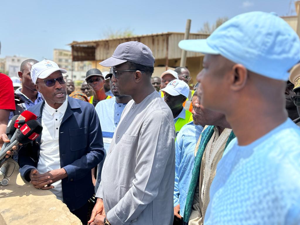 Amadou Bâ, Premier Ministre: « Je suis satisfait de l’état d’avancement des travaux du bassin de la zone de captage »