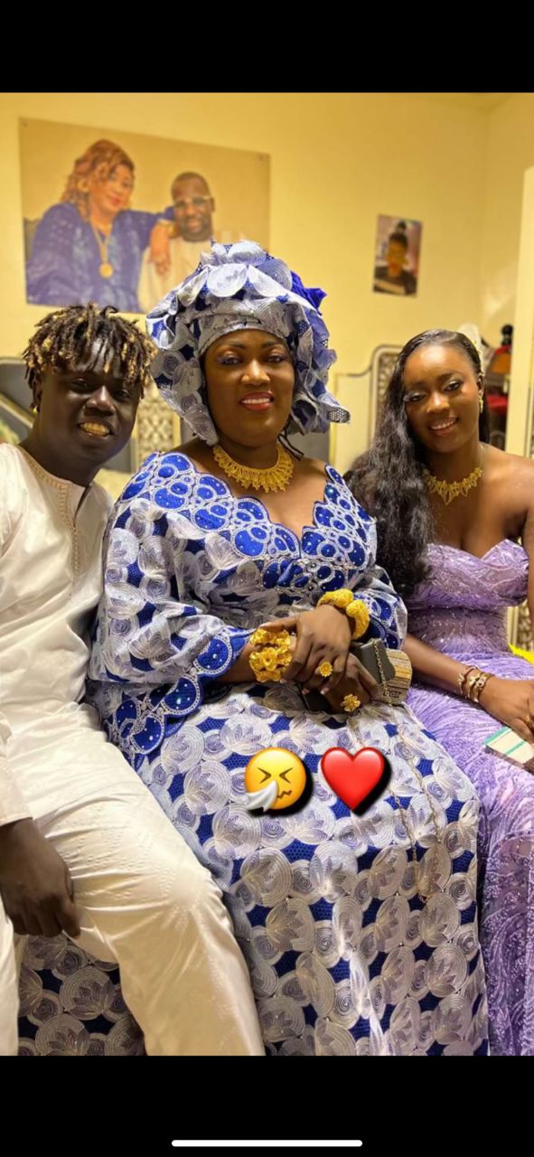 Mariage de Pawlish Mbaye: Viviane, Bijou Ngoné, son épouse et Gabrielle Kane, en toute complicité (Photos)