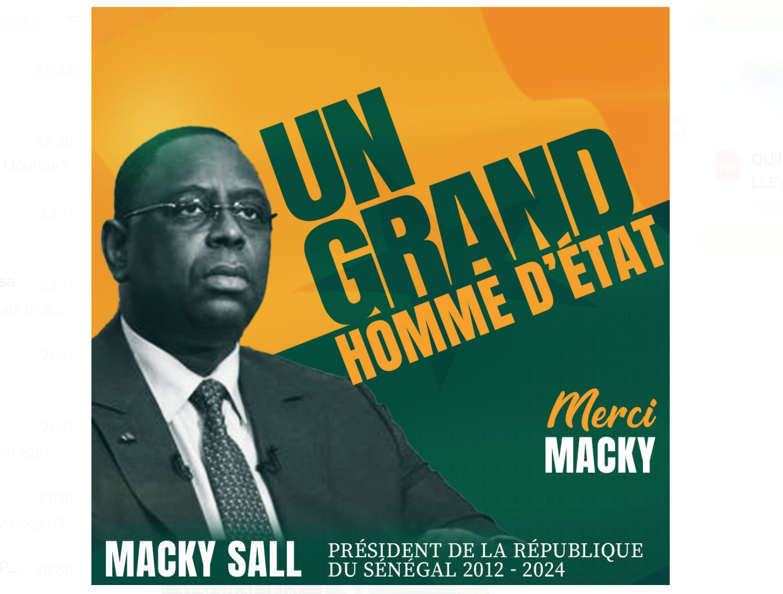 La déclaration de Macky Sall sur sa candidature (Vidéo)