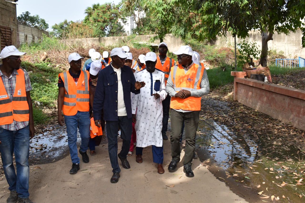 Cité Bellevue : Mamadou Mamour Diallo lance les travaux pour briser le cycle des inondations