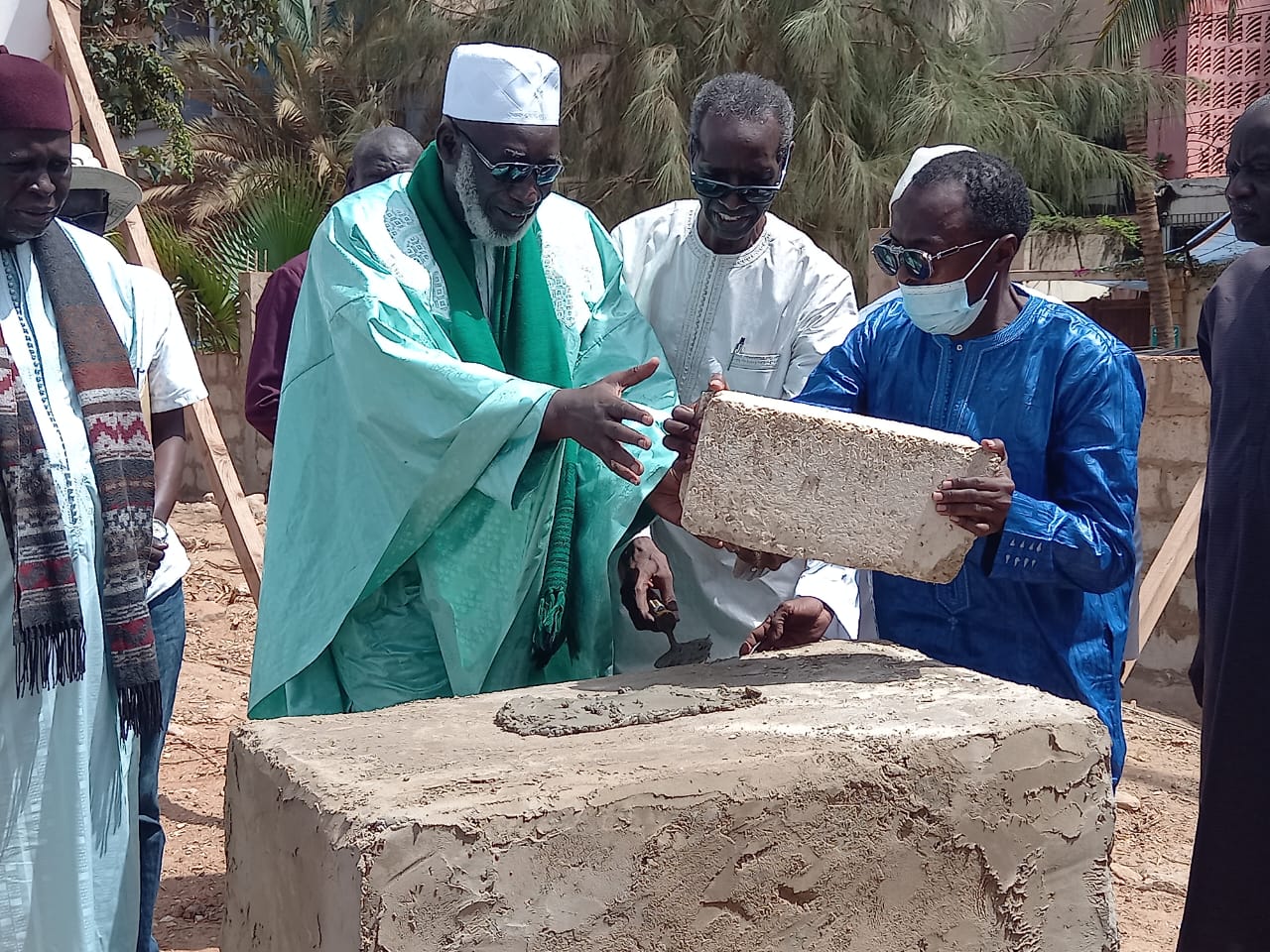 Photos : Pose de la première pierre de la nouvelle mosquée des quartiers des Almadies 16, 17 et environs