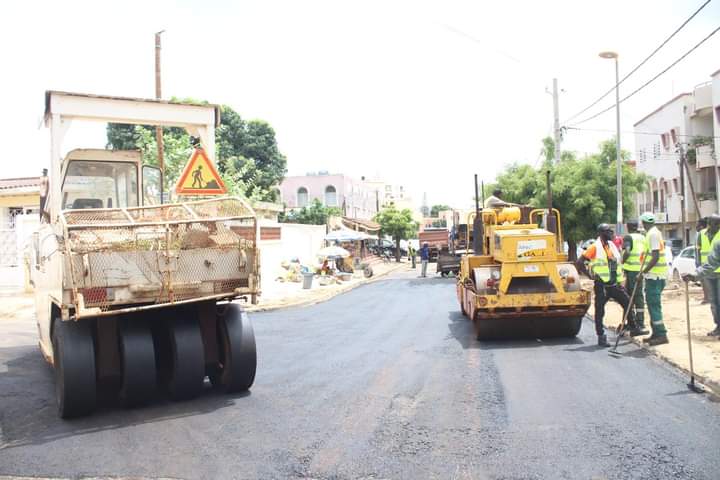 Photos/ Commune de Mermoz-Sacré-Cœur: Visite de chantiers du maire de Dakar, Barthélemy Dias