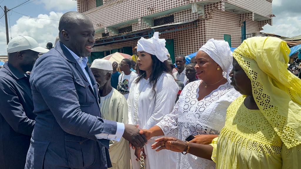 Photos/ Diaobé : Le Ministre du Commerce, Abdou Karim Fofana a réceptionné le nouveau complexe du marché sous régional, ce lundi