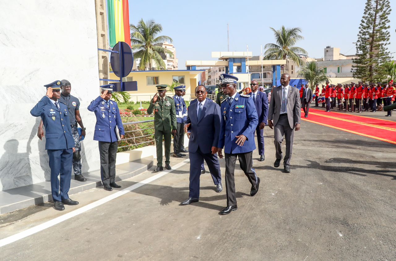 Photos : Le président de la République, Macky Sall, à la cérémonie d’inauguration de l’Etat-major de la Gendarmerie nationale et Direction de la Justice militaire